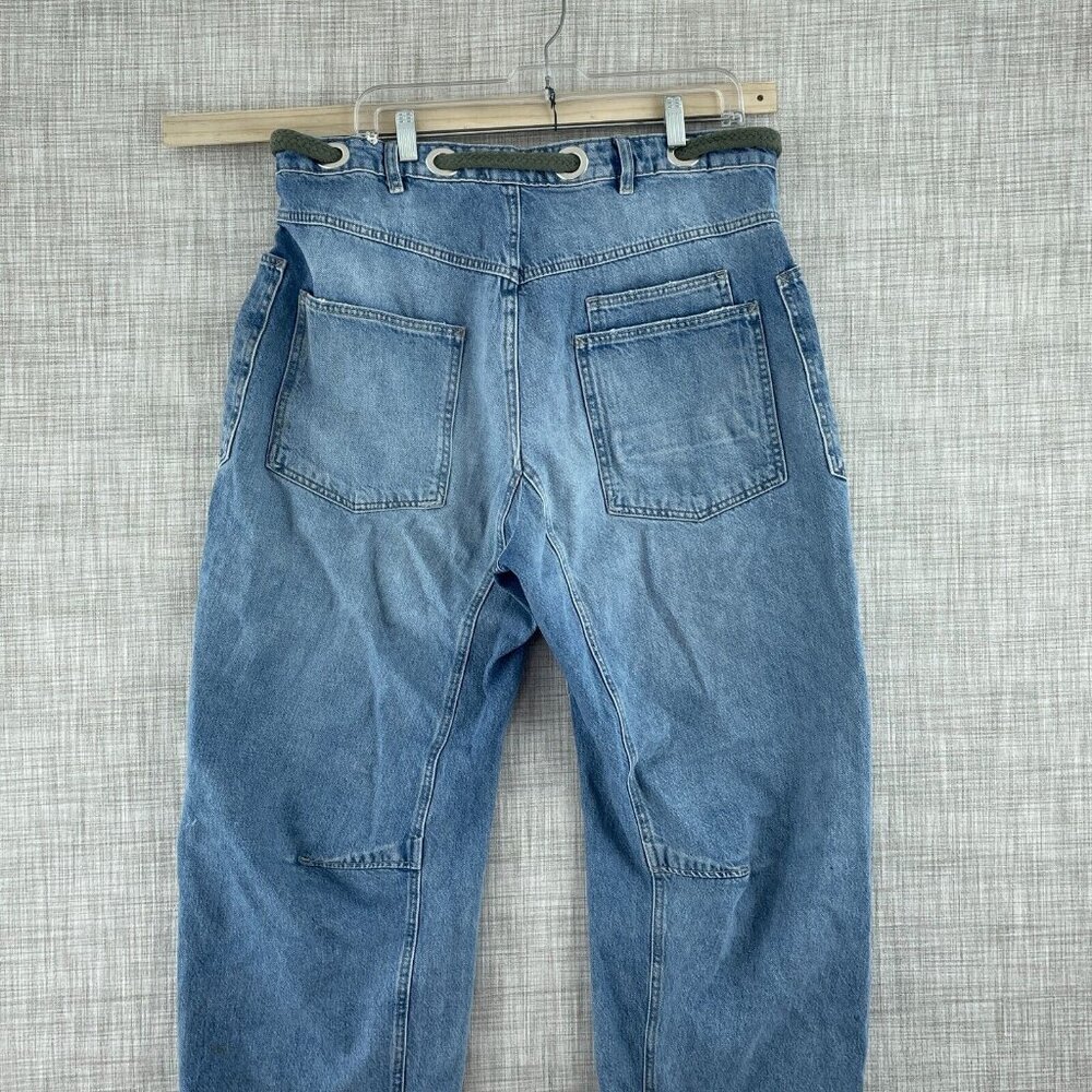 We The Free Blue Patchwork Jeans - Picture 5 of 10